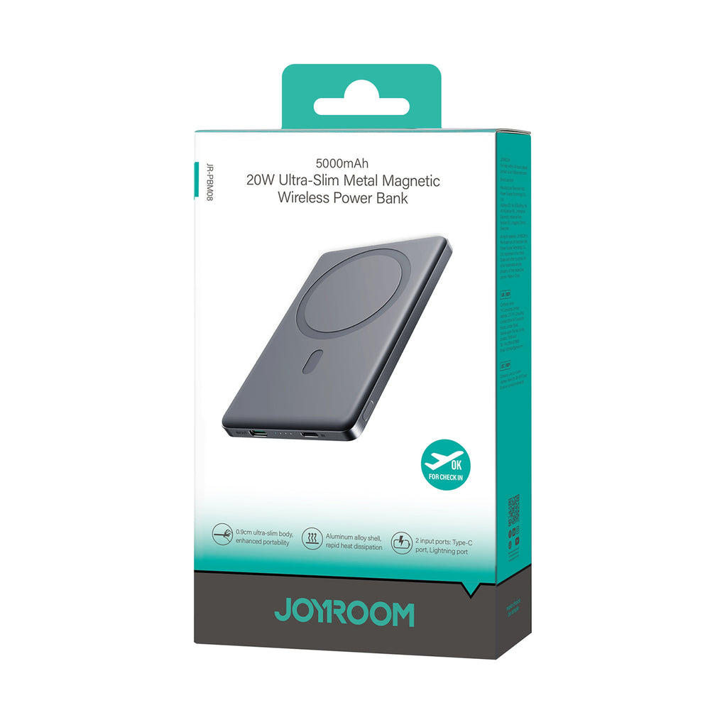 Powerbank Joyroom JR-PBM08 5000mAh 20W - Cinzento